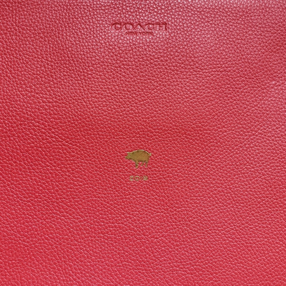 NWT Coach Year of the Pig CNY Large Pouch - Picture 3 of 6